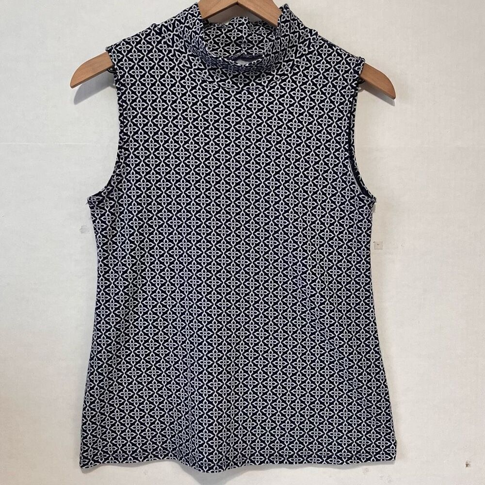 Croft & Barrow Essential Mockneck Tank Size S